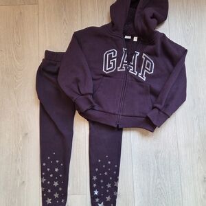 GAP Purple Hoodie and Leggings Set